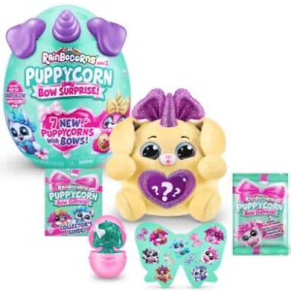RAINBOCORNS Puppycorn Bow Surprise by ZURU NEW